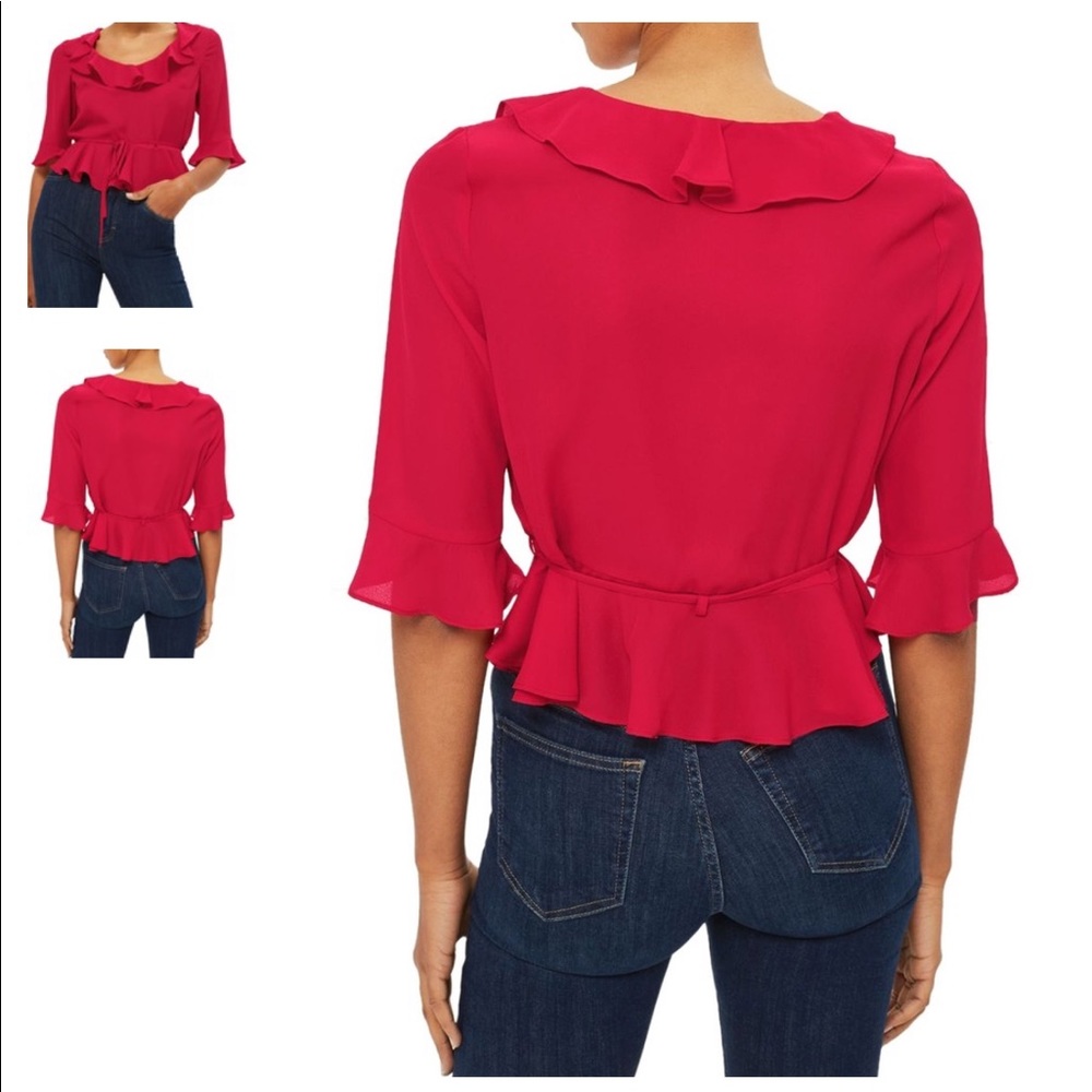 Topshop Ruffle Top - Picture 2 of 6